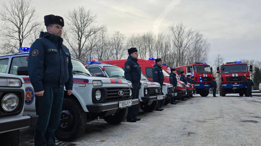 Подразделения МЧС Витебской области получили 12 единиц техники