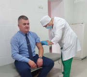 В Ушачском районе продолжается вакцинация от гриппа