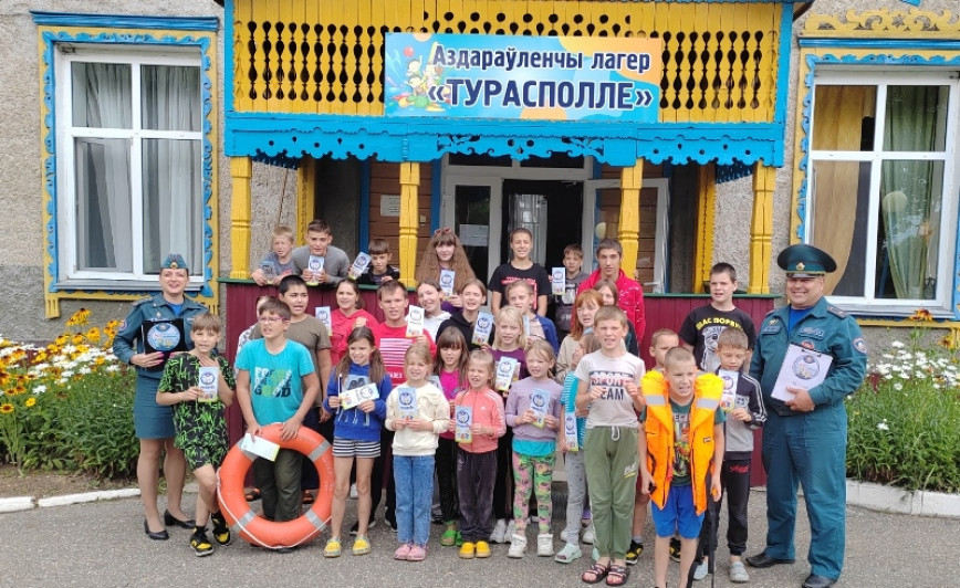 Ушачи. Отдыхающие ребята из лагеря «Туросполье» разгадали «Шифр 112»