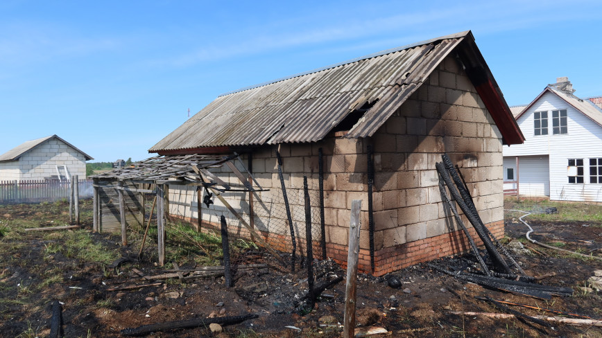 Пожар надворной постройки в аг Кубличи