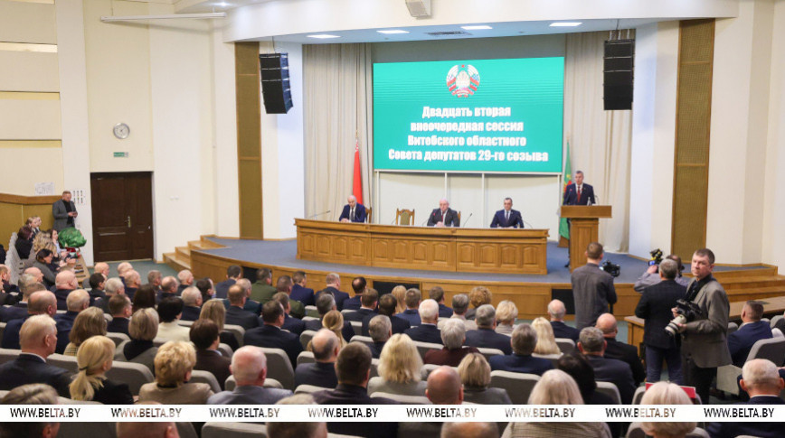 Аляксандра Рагожніка зацвердзілі на пасадзе старшыні Віцебскага аблвыканкама